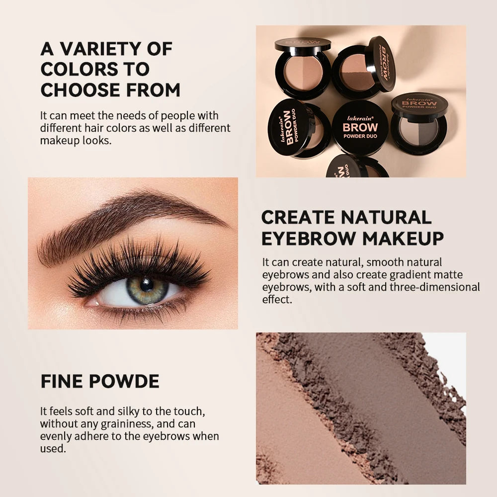 Dual-Tone Eyebrow Powder and Contour Palette - 4