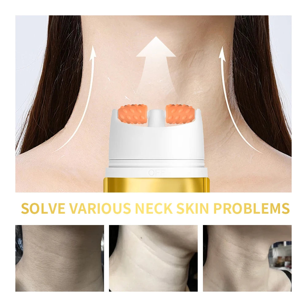 Firming and Lifting Neck Cream with Integrated Massage Roller - 5