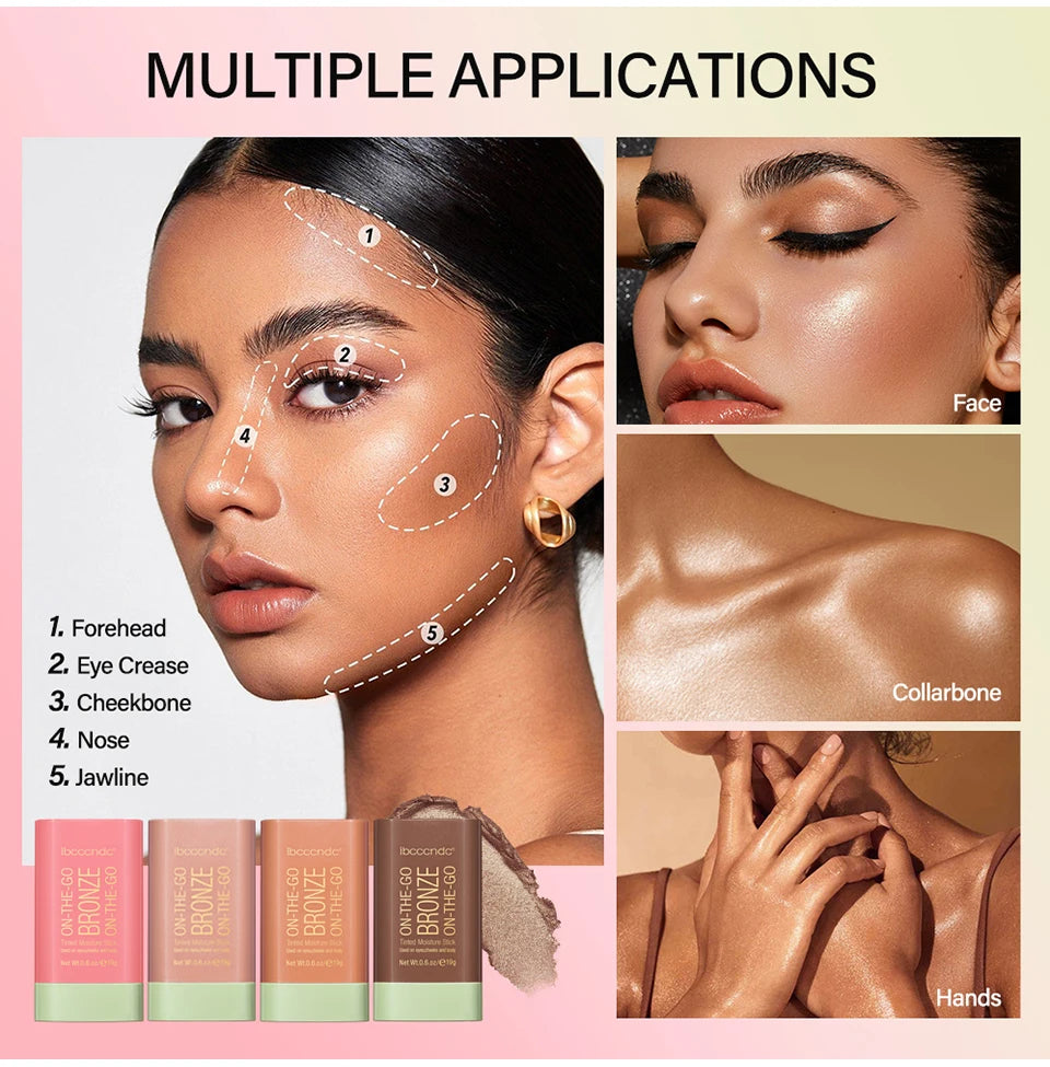 Multi-Purpose Waterproof Contour and Bronzer Stick