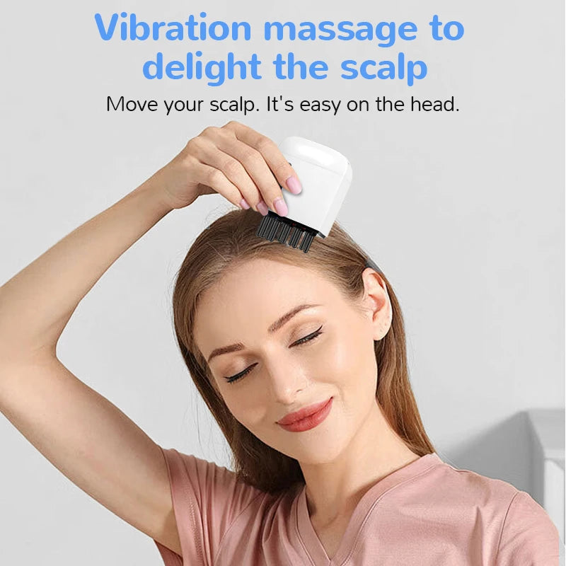 Electric Scalp Massager and Hair Oil Applicator Comb
