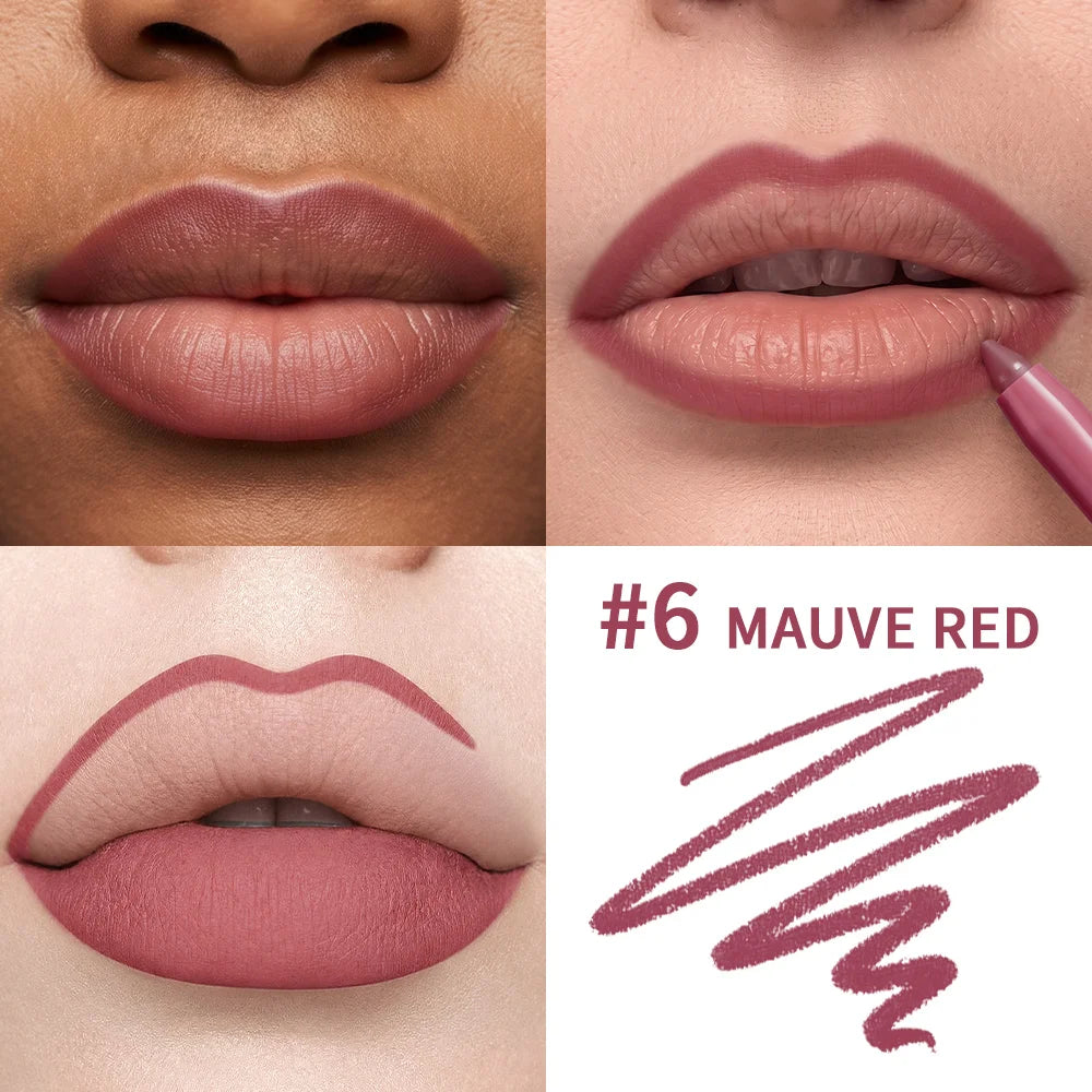 Waterproof Long-Lasting Matte Lip Liner Pencil