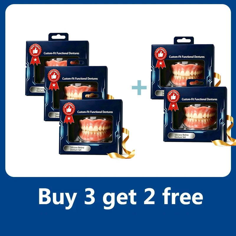 Adjustable Silicone Cosmetic Dentures for a Confident Smile - 12