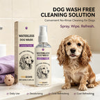 Waterless Dog Shampoo Spray for Fresh Coat and Odor Removal