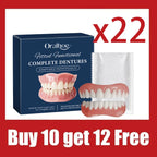 Custom Fit Cosmetic Denture Set for Instant Natural Smile