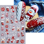 Christmas Cartoon Nail Art Stickers