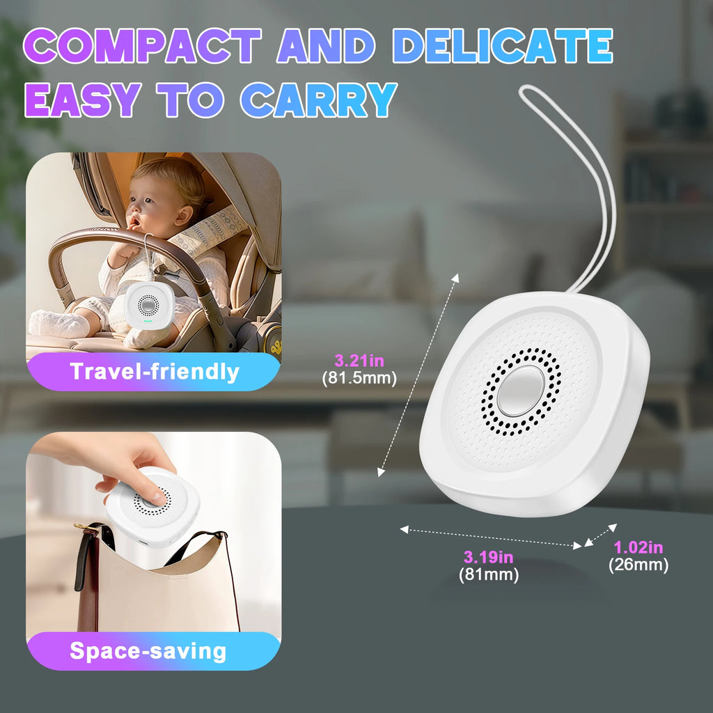 Portable White Noise Sound Machine for Sleep and Travel