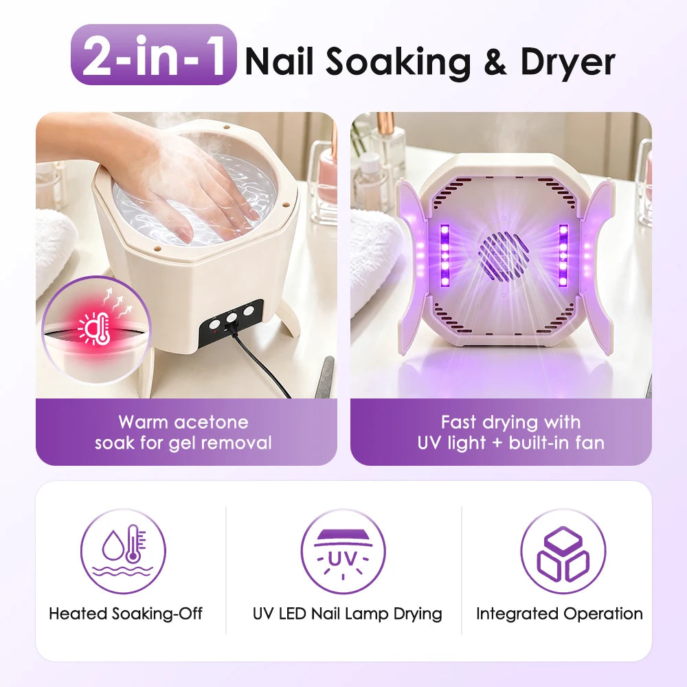2-in-1 Electric Gel Nail Polish Remover and Dryer