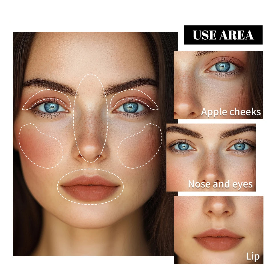 Matte Satin Long-Lasting Cream Blush - 6