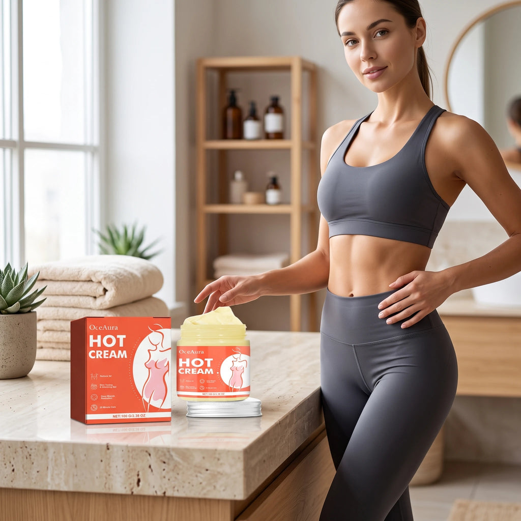 Anti-Cellulite Thermal Massage Cream for Body Slimming and Toning