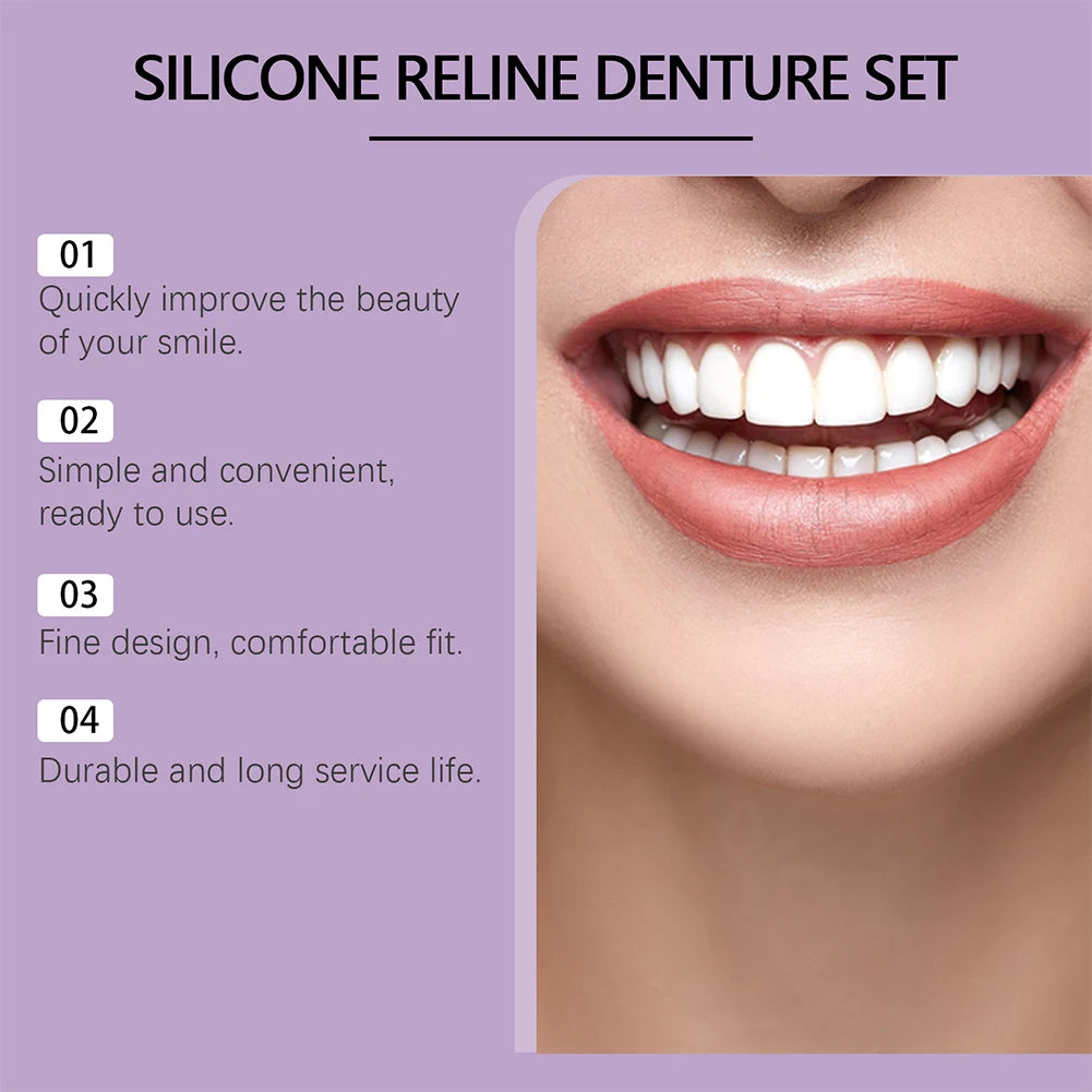 Silicone Denture Reline and Comfort Fit Set