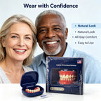 Adjustable Silicone Denture Set for Natural Smile