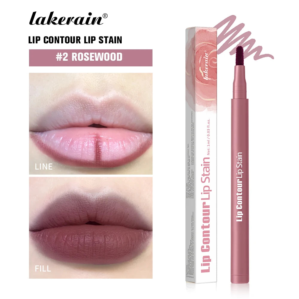 Waterproof Sculpting Ballpoint Felt Tip Lip Liner Stain - 33