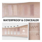 Color-Adapting Foundation Stick with Built-in Blending Brush