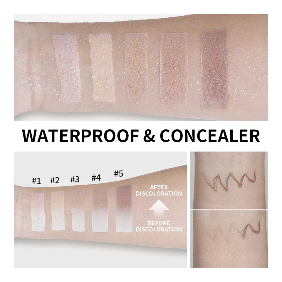 Color-Changing Foundation Stick with Built-in Brush
