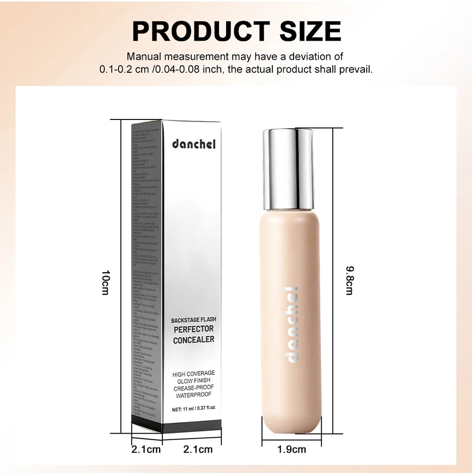 Full Coverage Waterproof Liquid Concealer for Face and Body