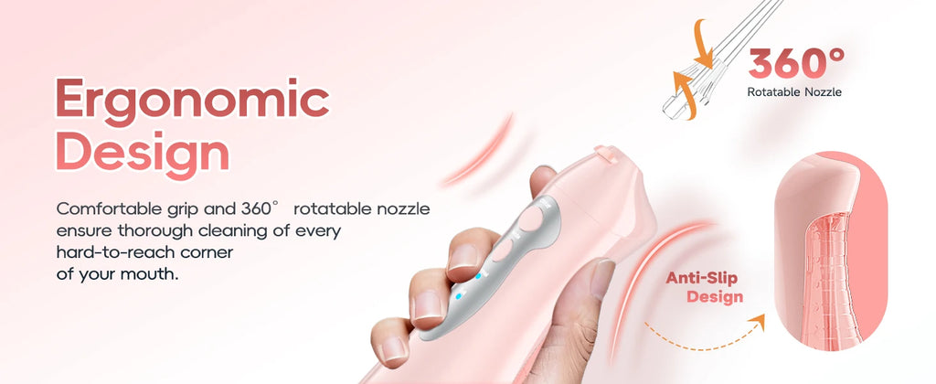 Portable Rechargeable Electric Water Flosser for Teeth