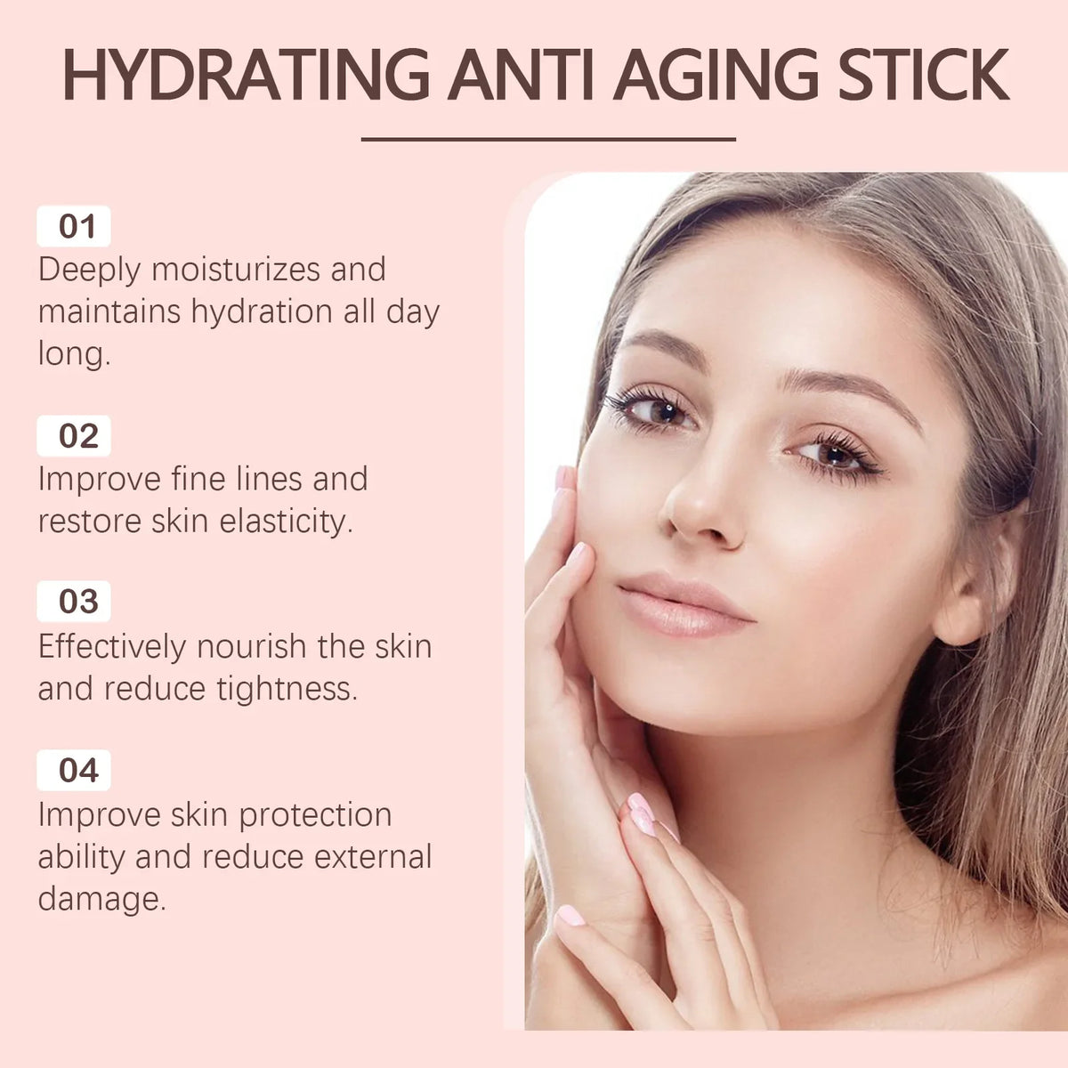 Collagen Anti-Aging Moisturizing Balm Stick for Face
