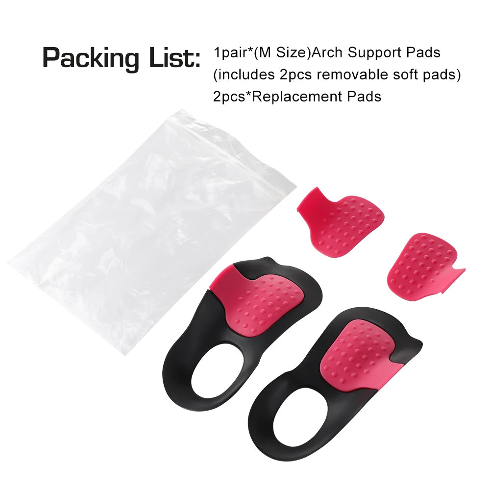 Orthopedic Arch Support Insoles for Flat Feet Correction