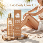 SPF 45 Shimmering Coconut Body Oil Sunscreen