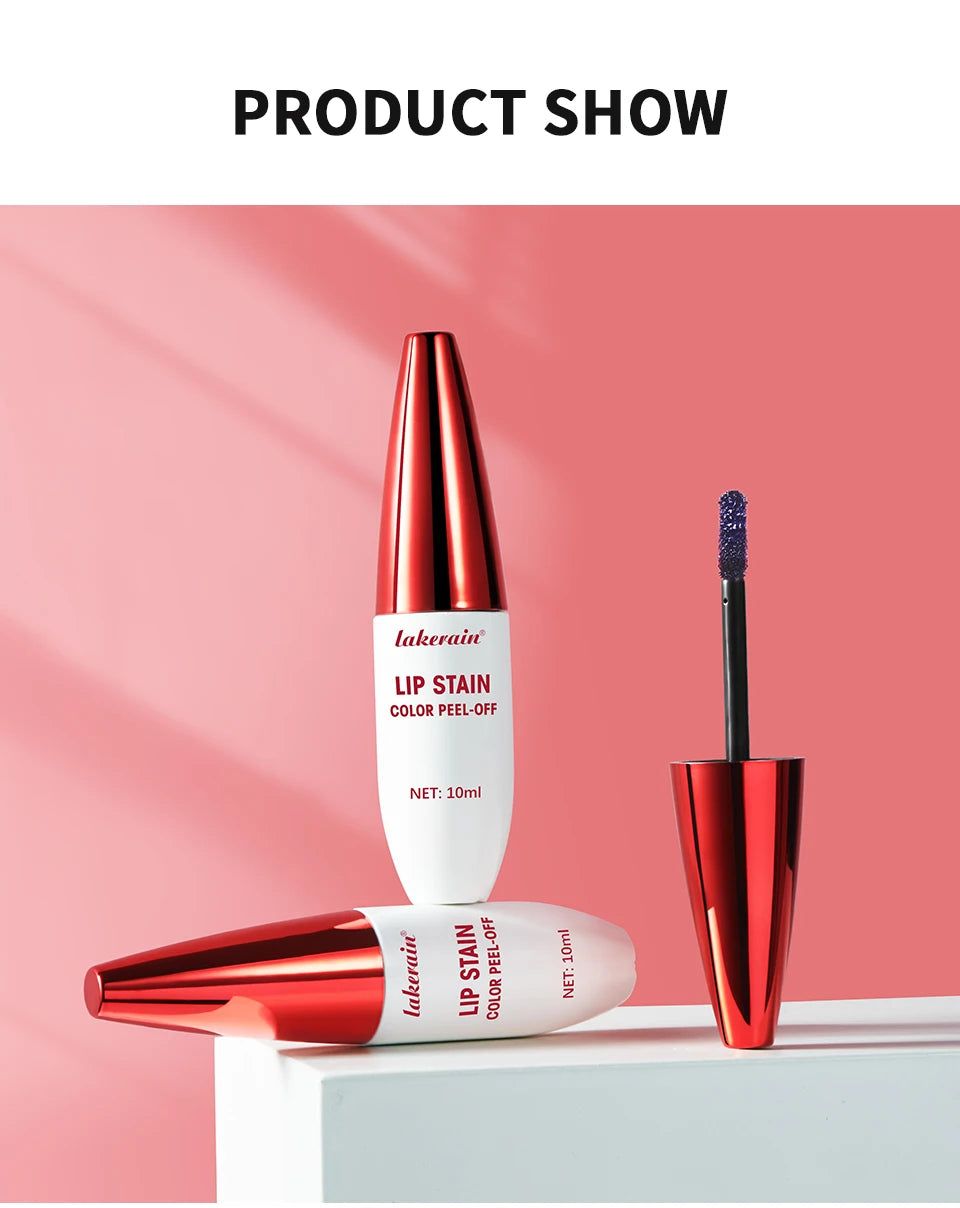 Waterproof Peel-Off Lip Stain Matte Tint