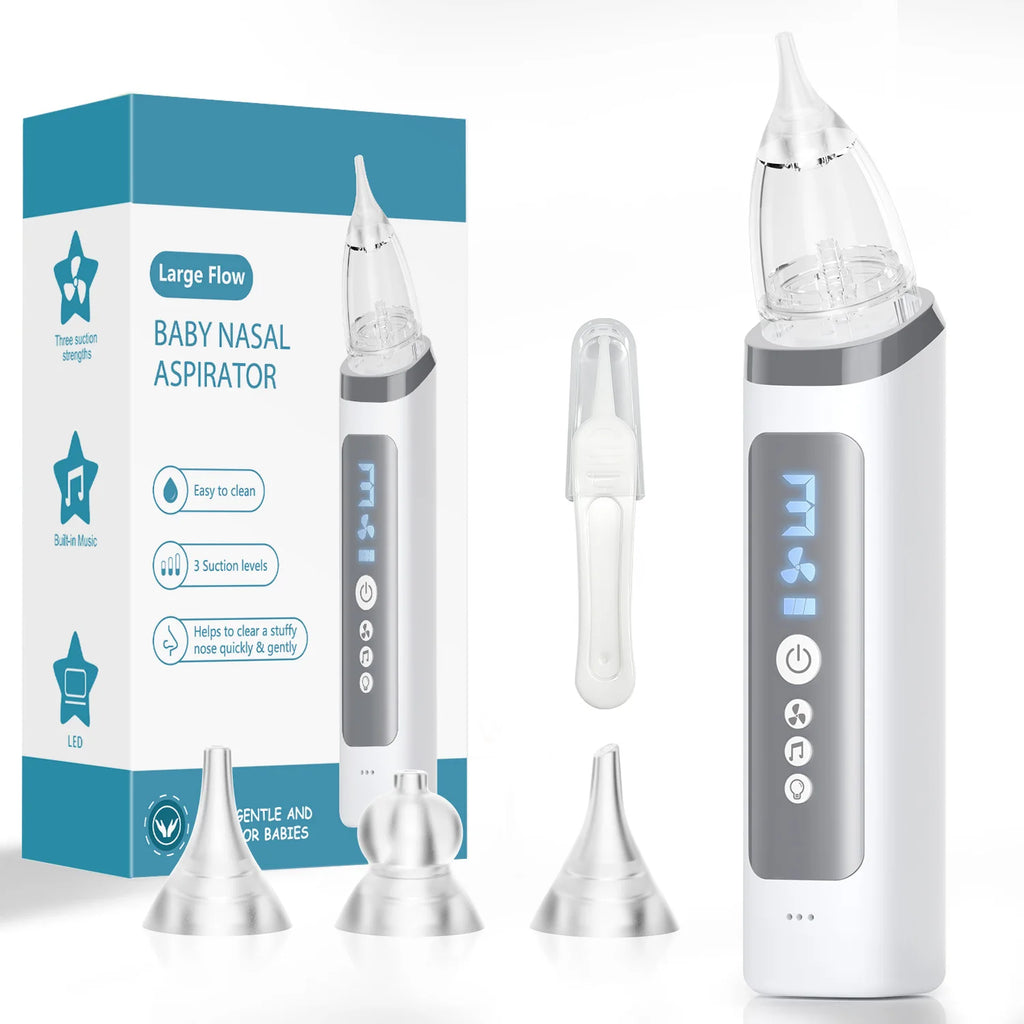 Electric Baby Nasal Aspirator with Music and 3 Suction Levels