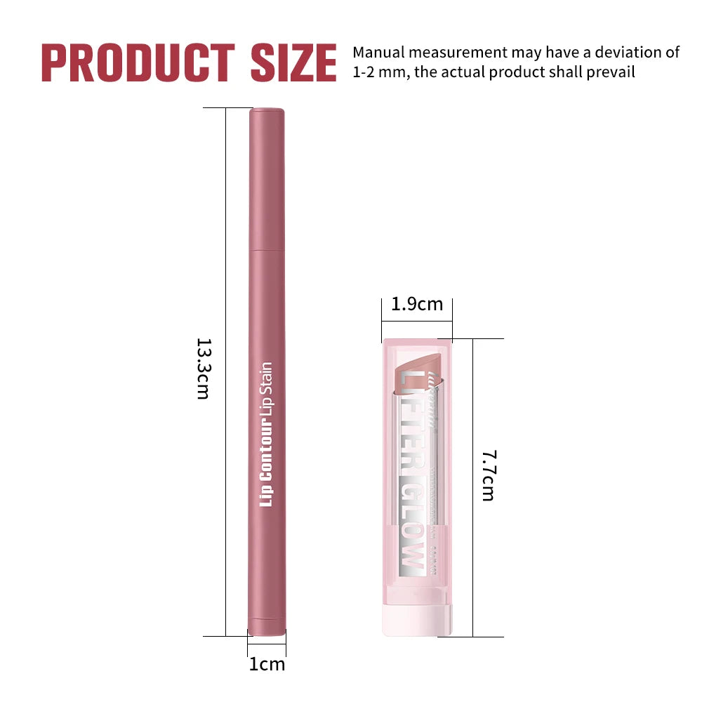 Hydrating Lip Liner and Glow Balm Makeup Kit