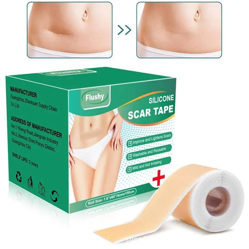 Reusable Silicone Gel Scar Removal Tape Roll