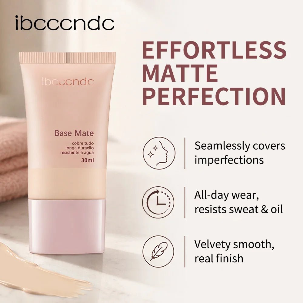 Long-Lasting Waterproof Matte Liquid Foundation - 3