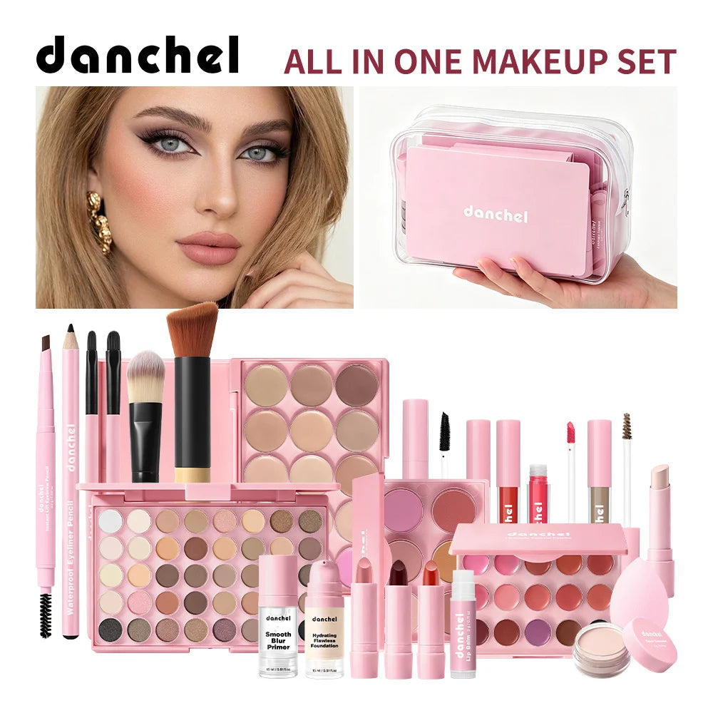All-in-One Professional Makeup Set for Beginners and Travel
