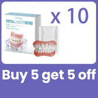 Comfortable Snap-On Silicone Cosmetic Teeth Veneers Set