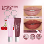 Moisturizing Lip Glowing Butter Gloss with Keychain