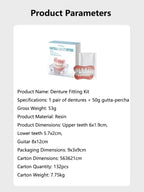 Instant Cosmetic Smile Veneers for Missing or Stained Teeth
