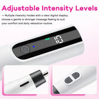 Electric Double-Head Meridian Massage Pen for Body Relaxation