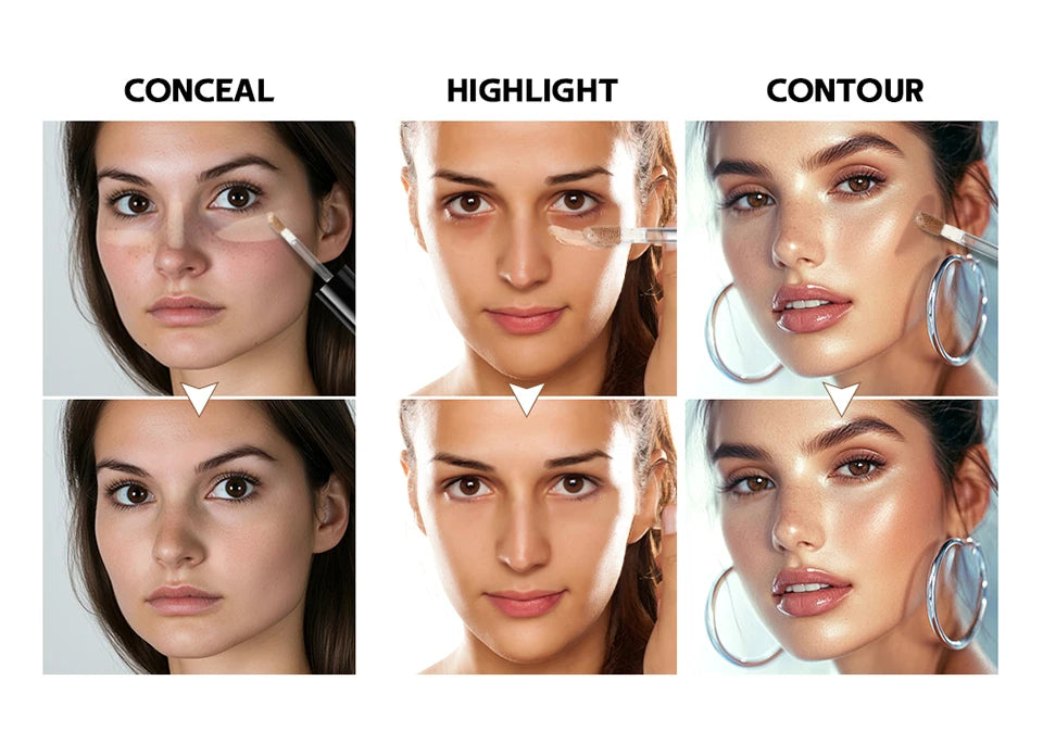 Waterproof Multi-Use Sculpting Concealer for Face - 10