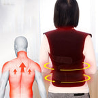 Self-Heating Tourmaline Magnetic Back and Shoulder Support Brace