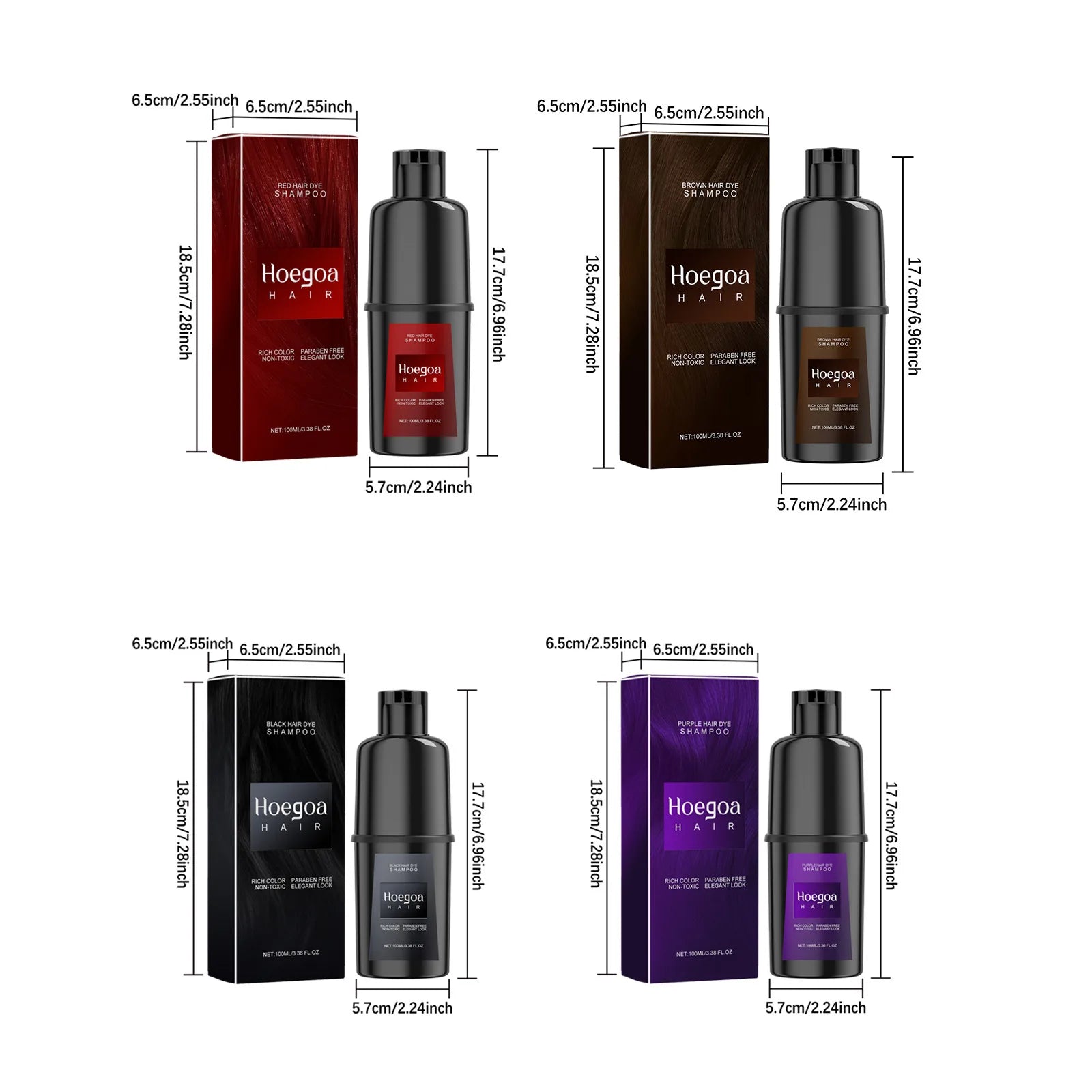 Instant Nourishing Hair Color Shampoo - 8