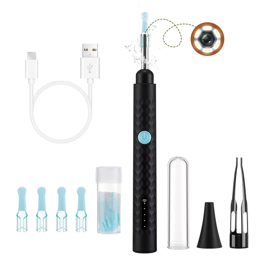 Visual Ear Wax Cleaner with HD Camera and Tweezers