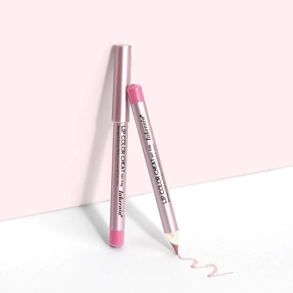 Waterproof Matte Lip Liner Pencil Set for Defined Lips - 19
