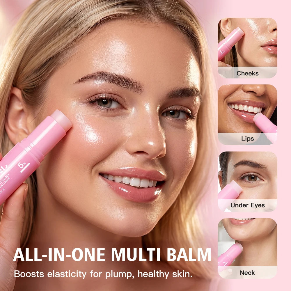 PDRN Pink Collagen Hydrating Multi-Use Balm Stick