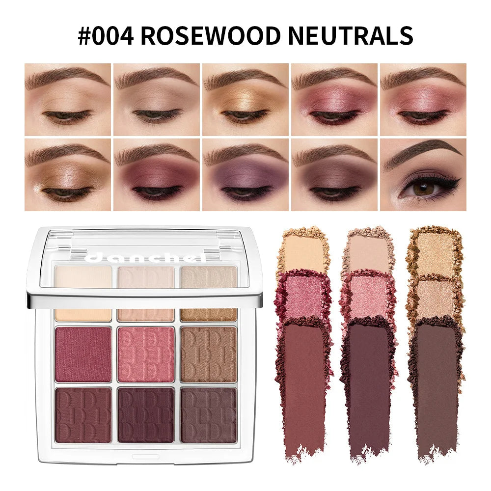 9-Shade Matte and Shimmer Eyeshadow Palette - 22