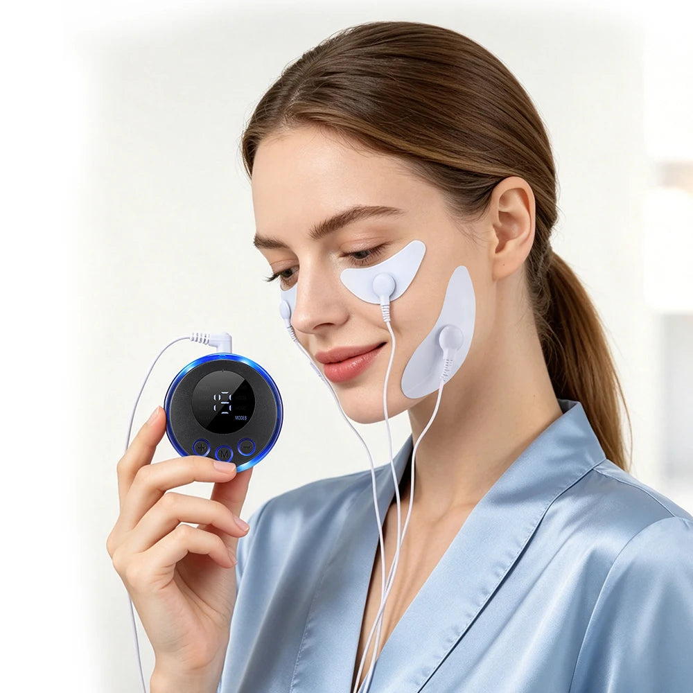 Electric Facial and Eye Massage Device with 8 Modes - 6