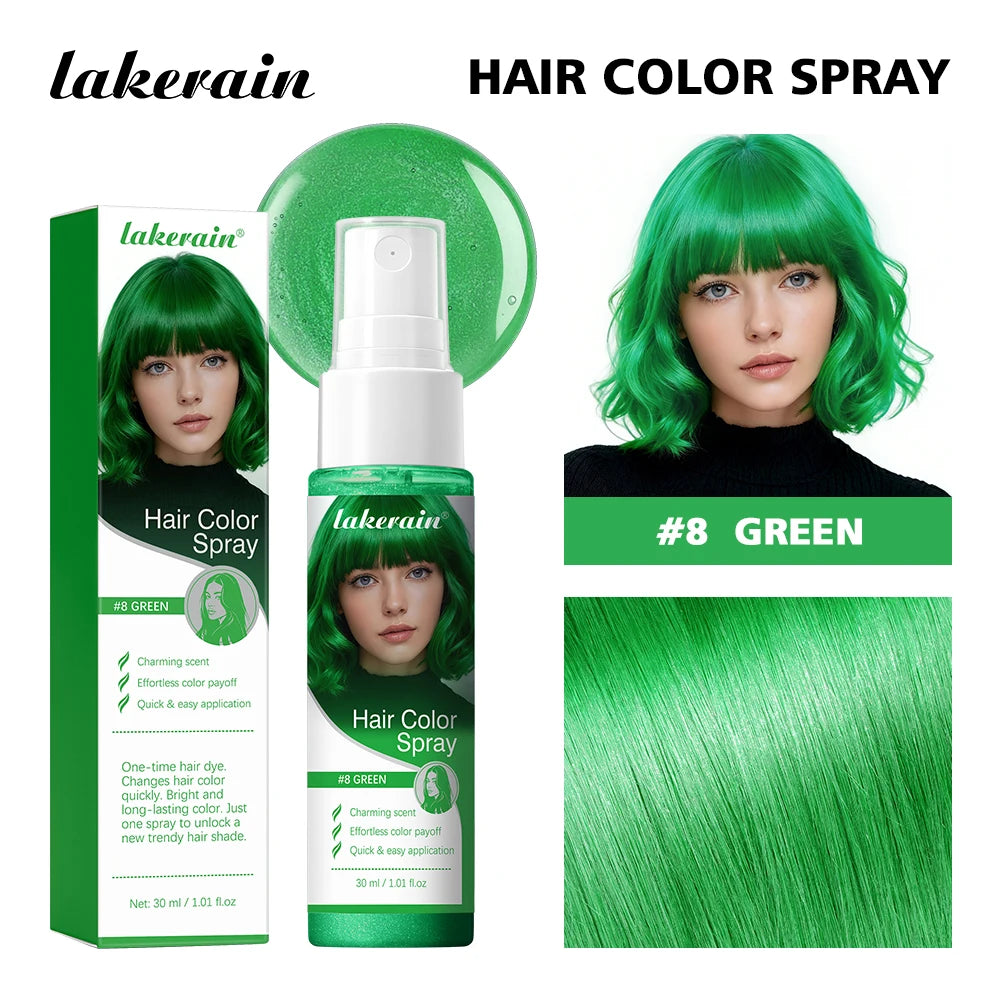 Temporary Washable Hair Color Spray for Parties and Styling