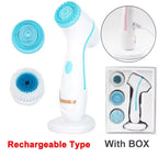 3-in-1 Waterproof Electric Facial Cleansing Brush