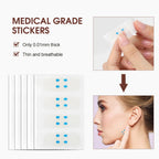 Invisible Facial Lifting Tapes for Wrinkle Reduction