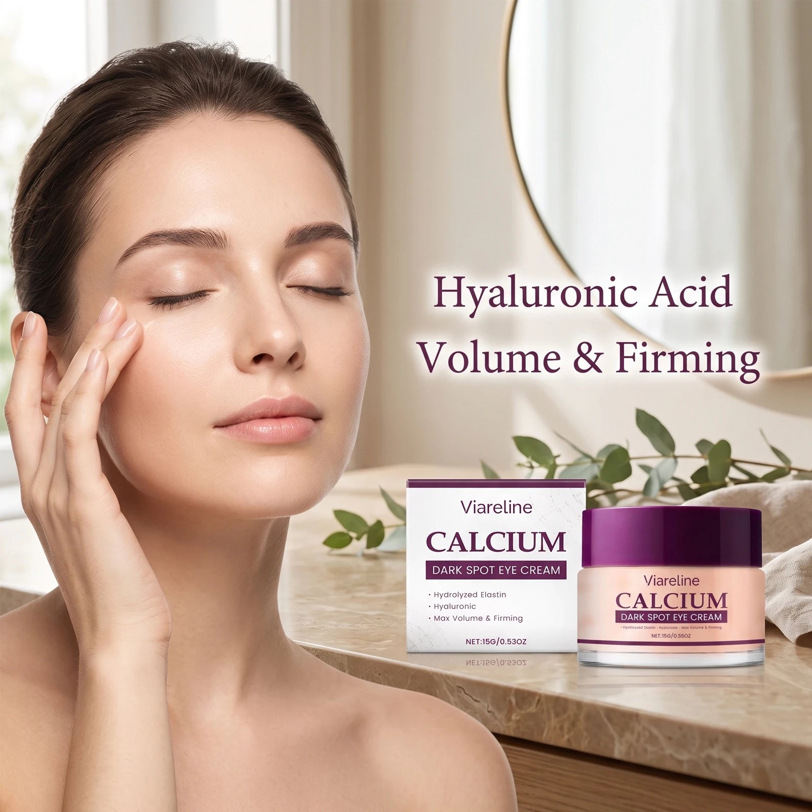 Calcium Eye Cream for Dark Circles and Fine Lines - 1