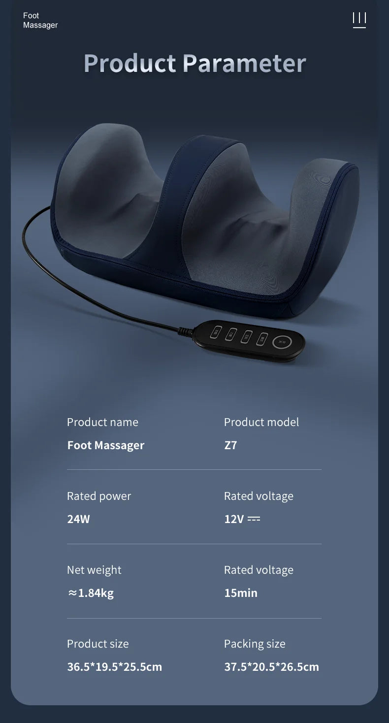 Multifunctional Shiatsu Foot and Leg Massager with Heat - 21