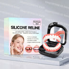 Realistic Cosmetic Denture Set with Mirror Storage Case