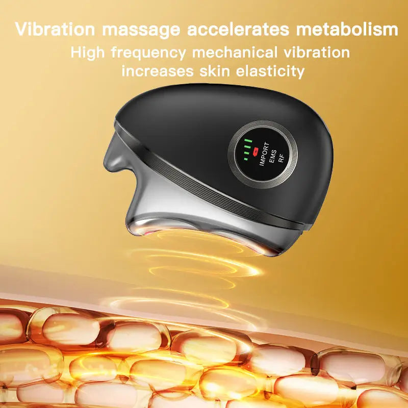 3-in-1 LED Microcurrent Facial Massager and Skin Contouring Wand