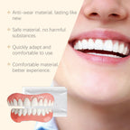 Temporary Silicone Cosmetic Dentures for Missing Teeth