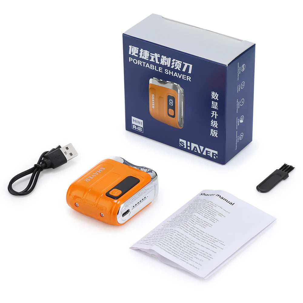 Portable Electric Rotary Shaver with Digital Display - 13